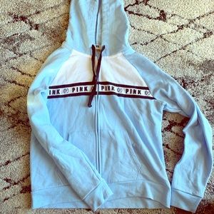 Blue PINK Zip-up Hoodie **NOW COMES WITH PANTS!